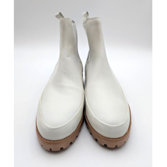 Rebecca Allen The All Weather Chelsea Ankle Boots Women's Cream Size US9 EU39.5 - Picture 2 of 12